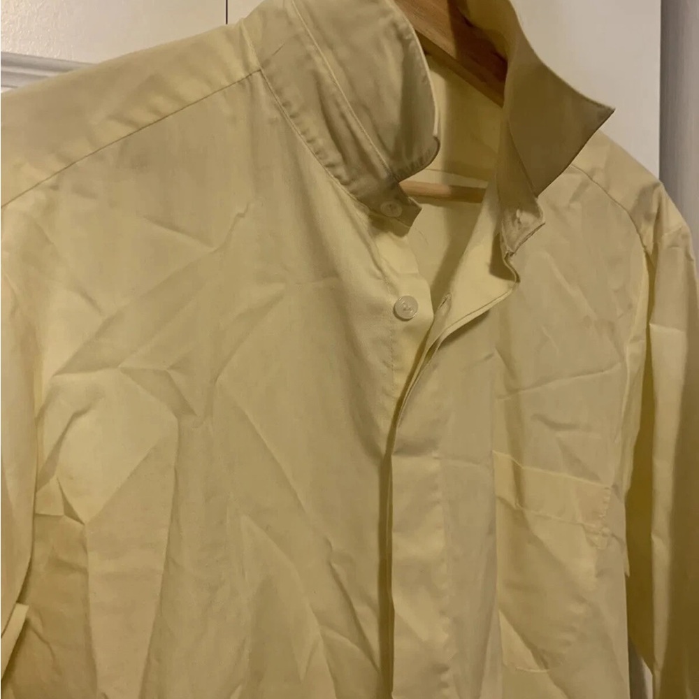 Sergio Valente Men's Yellow Dress Shirt‎